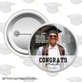 Personalized Graduation Button Pin