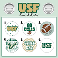 USF Bulls Button Pin Pack