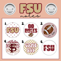 FSU Seminoles Button Pin Pack
