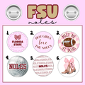 Florida State Noles Babe Button Pins