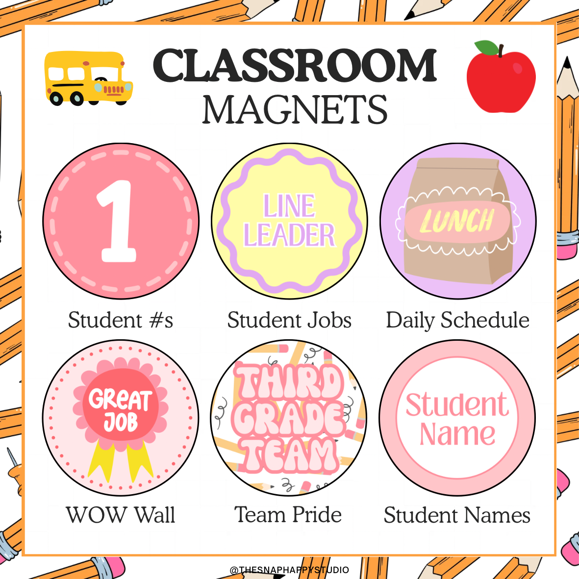 Classroom Management Magnets